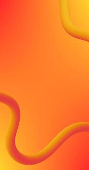 abstract orange background with Fluid Curve Lines and Copy Space for Insert Elements vector