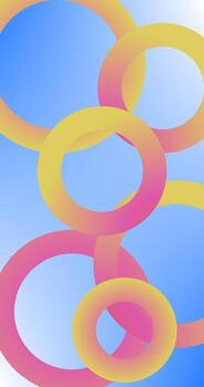 resumen antecedentes con vistoso anillos anuncio presentación degradado diseño vector