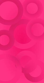 Gradient Pink abstract background with circles for graphic design vector
