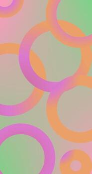 Abstract background with circles in pastel colors Gradient design vector
