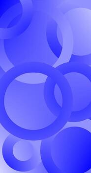 Abstract background with blue circles Gradient Design vector