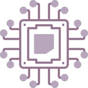 Cpu Gradient Digital Unit vector