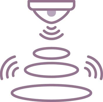 Infrared Balanced Visual Mark vector