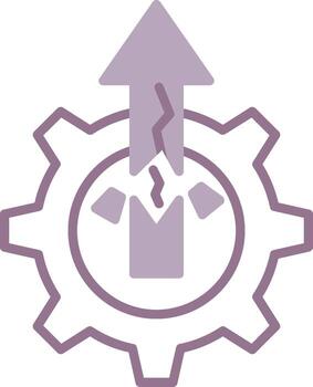 Digital Disruption Artistic Block vector