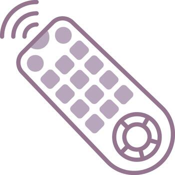 Remote Control Futuristic App Block vector