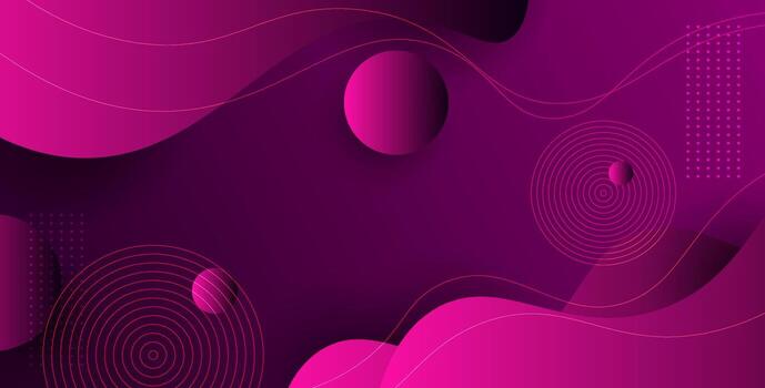 minimal abstract purple pink liquid gradient color with simple shape cool trendy design banner background. vector