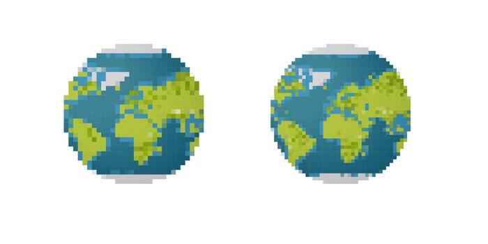 Retro pixel vs sign for game design and competition concepts vector