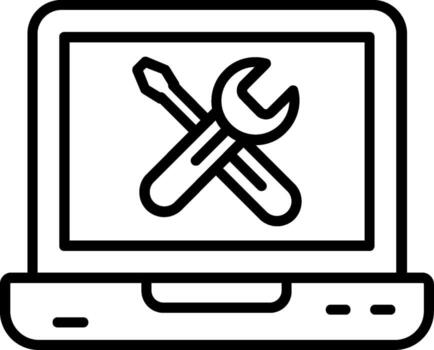 Laptop Computing Device vector