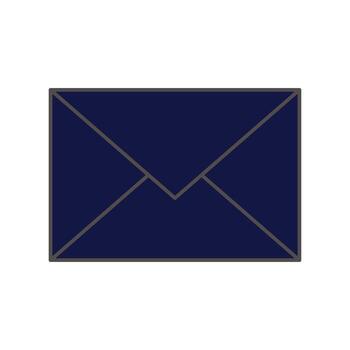 sobre icono, mensaje vector