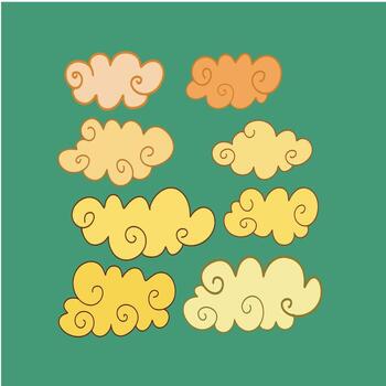 Low angle view of clouds in sky,Indonesia vector