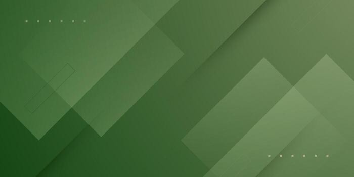 Abstract colorful green overlap square background. Simple and elegant pattern design. vector