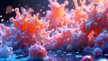 ampere doccia di vibrante, torsione granello dispiegarsi in modo ipnotico, in mostra intricato chiaro costruzione ugualmente essi scintillare e scongelare in ineguagliabile altro, somigliare ampere granello correre simile video