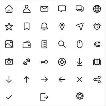 Expanded Random Line vector