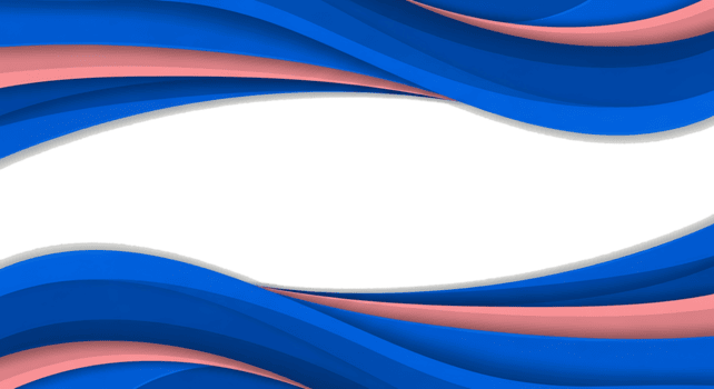 dinâmico abstrato quadro, Armação do fluindo azul e Rosa ondulado camadas criando uma moderno em camadas papercut estilo composição. png