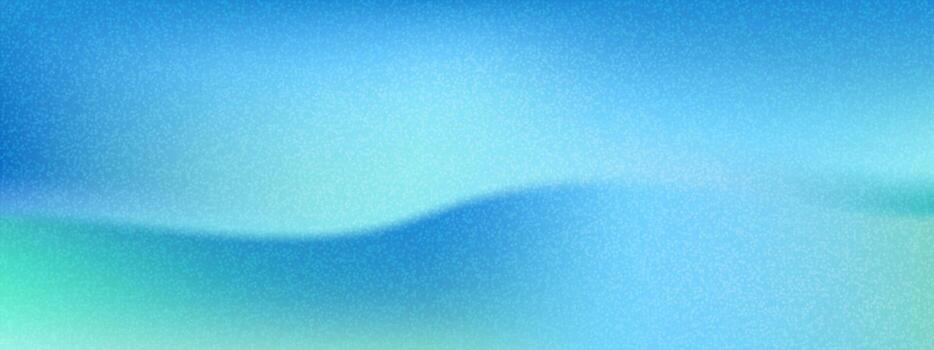 Green and blue abstract gradient background with noise grainy texture. Mesh structure with light and pastel blend. Cold liquid shape with blur. For poster and banners. vector