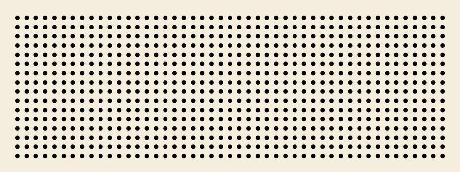 Stylized Minimalistic Pegboard with Black Circular Dots on Beige Background, Perfect Pattern for Modern Design Projects vector