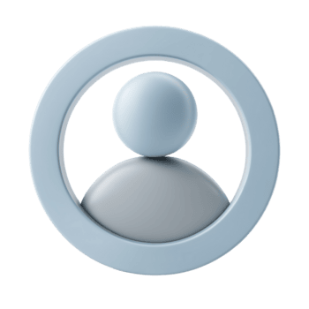 un minimalista icono representando un usuario con un sencillo diseño, Perfecto para aplicaciones y sitios web, aislado en transparente antecedentes png