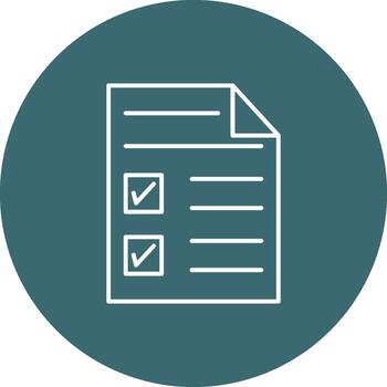 Checklist List Task Complete vector