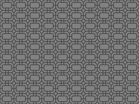 Mosaic ornament pattern. Geometric line rectangular seamless print vector