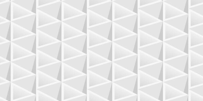 sin costura geométrico 3d óptico modelo. repetible arquitectura creativo antecedentes. decorativo interminable blanco y gris loseta cerámico textura vector