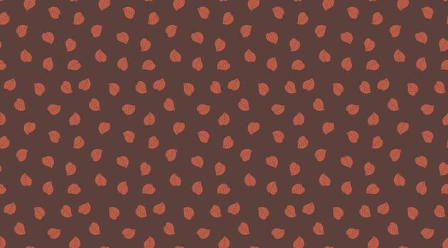 otoño sin costura modelo con rojo que cae hojas. mano dibujado repetible octubre antecedentes. naturaleza interminable impresión vector