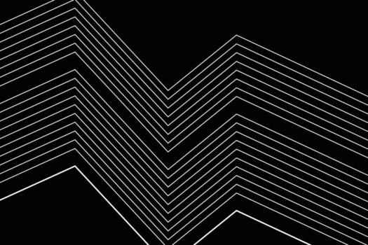 black and white abstract a zigzag pattern vector