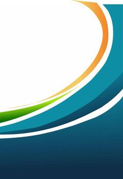 Colorful Abstract Design with Curved Stripes and Gradient Background vector