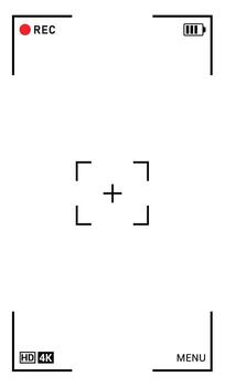 Simple Black Crosshair Icon on White Background for Targeting and Precision vector