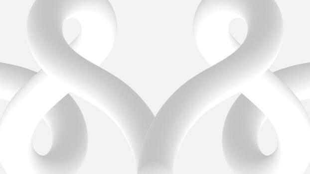 resumen 3d dinámica fluido espiral línea en blanco antecedentes vector