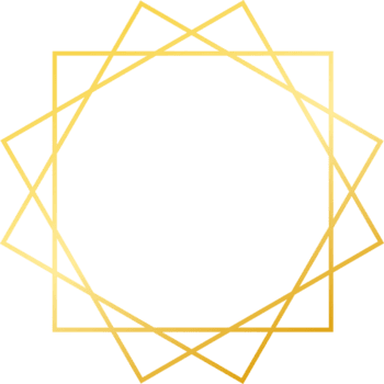 abstract star golden frame png