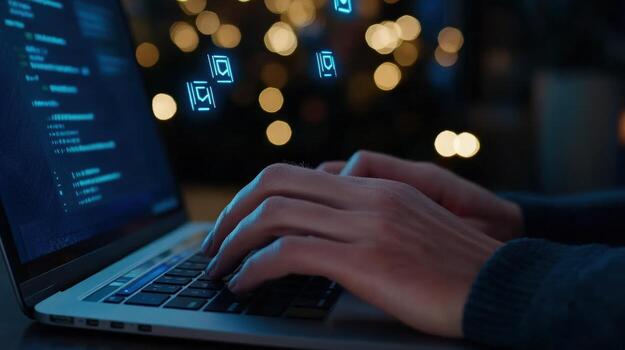 Night Coding Session A Programmers Focused Work photo