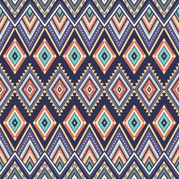 Striped seamless pattern. Aztec geometric background. Can be used in web design for making clothes, accessories, and decorative wrapping paper vector