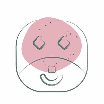 Icon Seal. related to Animals symbol. Color Spot Style. design editable vector