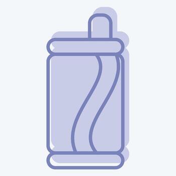 Icon Soda Can. related to Beverages symbol. two tone style. design editable vector