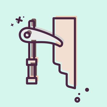 Icon Ice Pick. related to Adventure symbol. MBE style. design editable vector