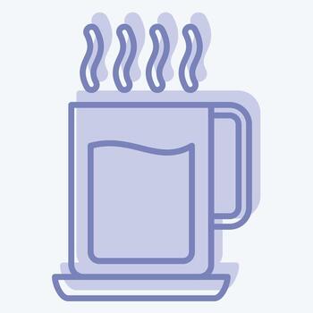 Icon Espresso. related to Beverages symbol. two tone style. design editable vector