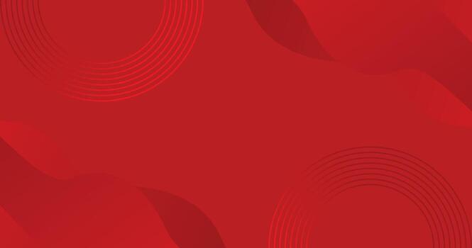 resumen rojo antecedentes con circular y ola patrones en un moderno diseño vector