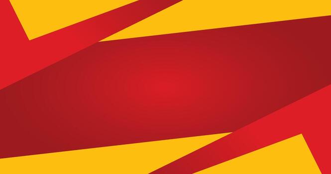 Abstract Red and Yellow Background with Geometric Shapes and Gradient Design vector