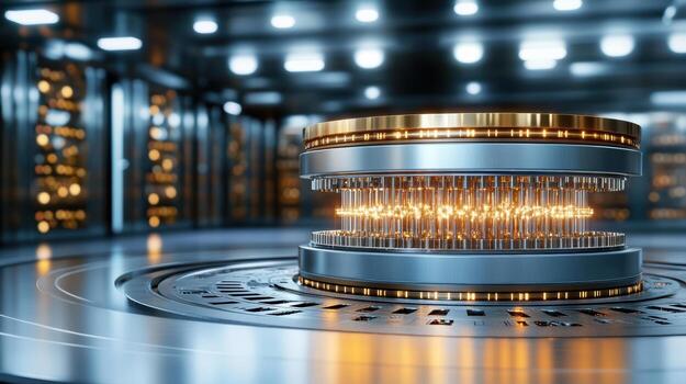 Quantum simulator technology showcases advanced computing capabilities, highlighting contrast photo