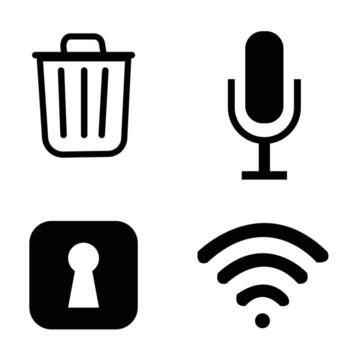 Some graphics icon set design vector