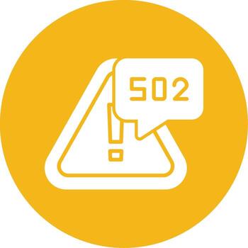 puerta error malo puerta glifo multi circulo vector