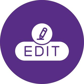 Edit Content Button Glyph Multi Circle vector