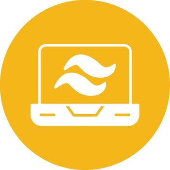 viento de cola utilidad clase sábana glifo multi circulo vector