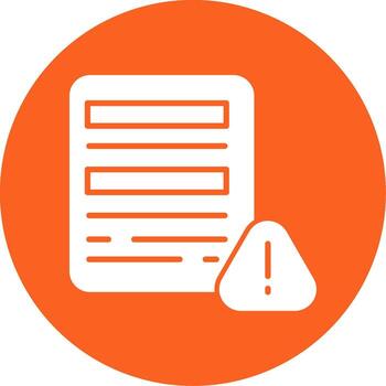 Form Submission Failure Glyph Multi Circle vector