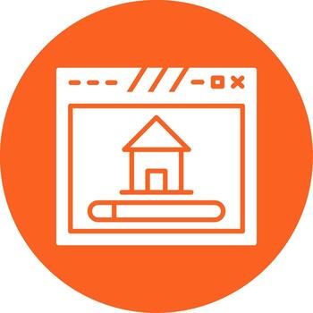 primario página principal usuario interfaz glifo multi circulo vector