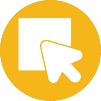 Select Multiple Items Glyph Multi Circle vector