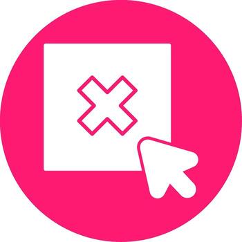 deseleccionar destacado objeto glifo multi circulo vector