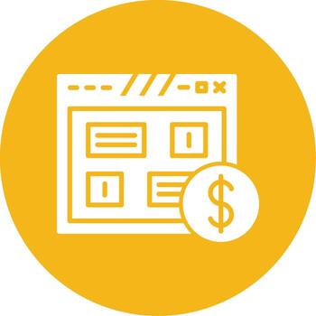 seguro pago método opciones glifo multi circulo vector