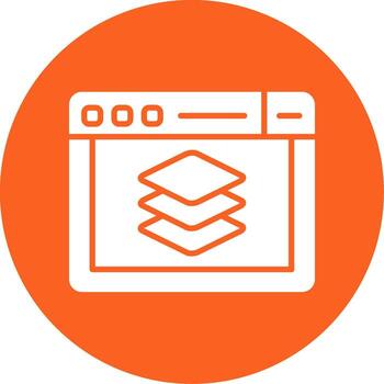 Full Stack Dev Toolbox Glyph Multi Circle vector