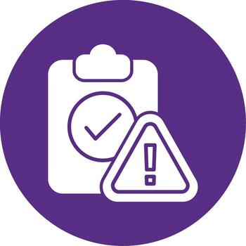 Data Validation Failure Glyph Multi Circle vector